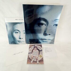 YES by Yoko Ono 2000 First Edition w CD Book Accompanied Art Exhibition Program